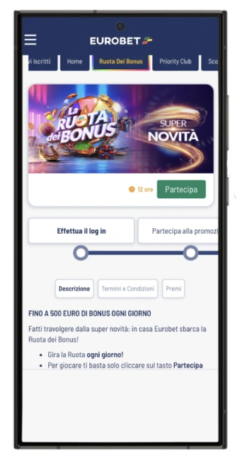 Eurobet Ruota dei bonus