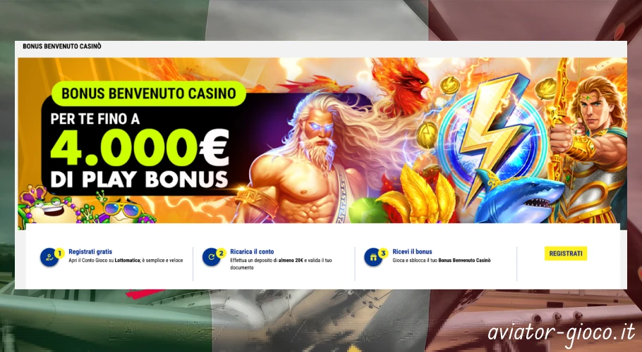 Bonus Casinò Lottomatica